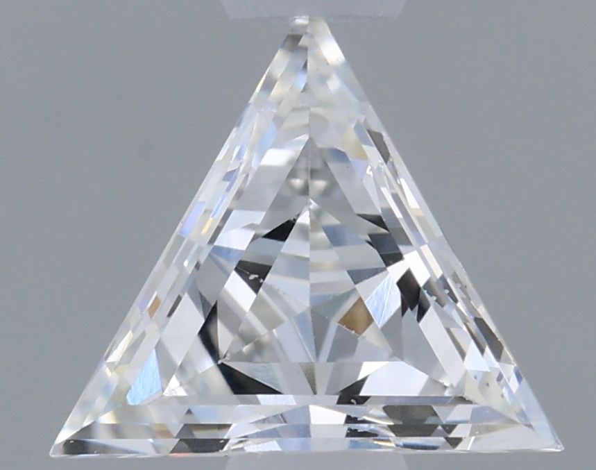 Loose Diamond - TRIANGULAR 0.44ct E VS1: Loose Diamond - TRIANGULAR 0.44ct E VS1 Source: This is a real non-mined Diamond that has been grown in a lab Shape: TRIANGULAR Carats: 0.44 Color: E Clarity: VS1 Certification: IGI Video: