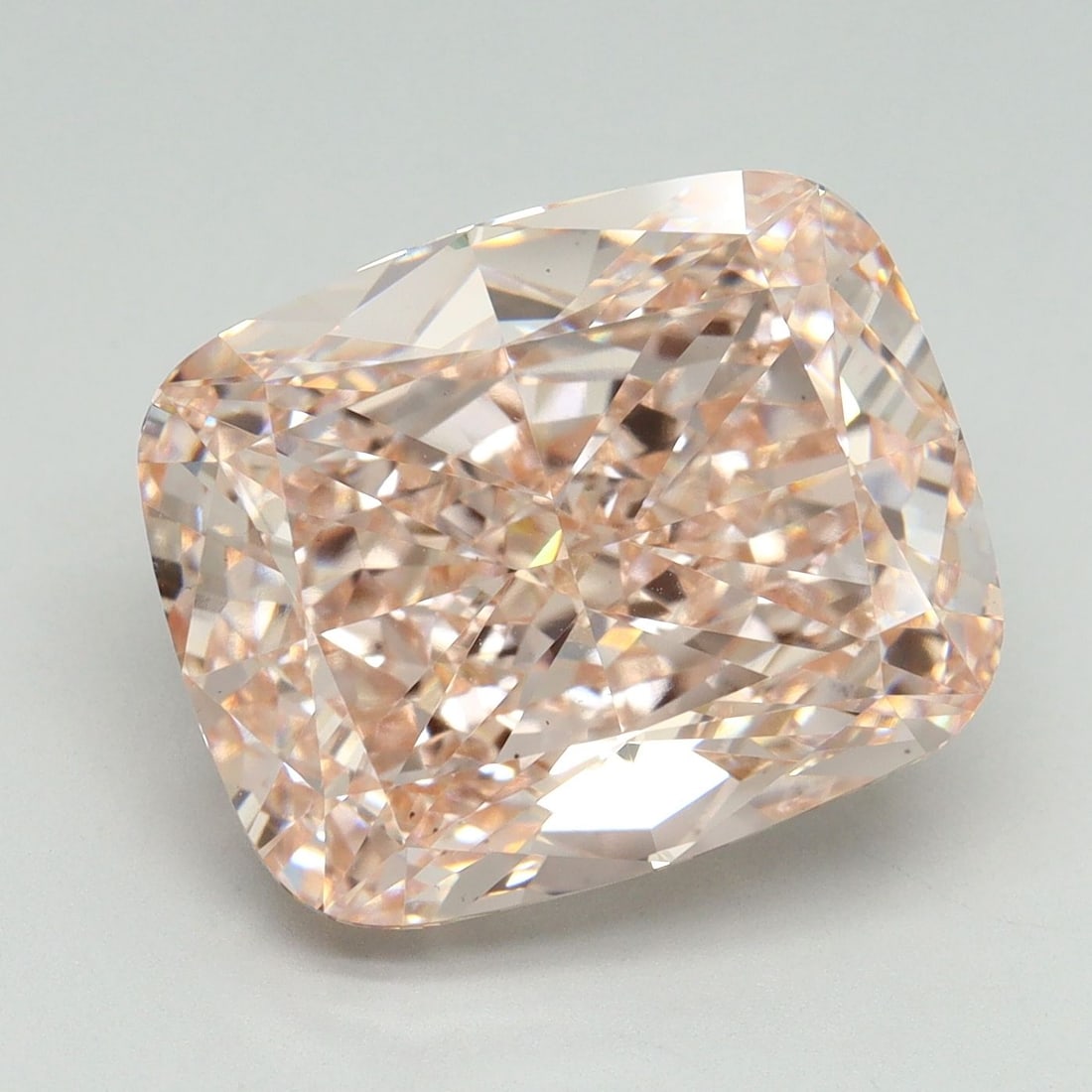 Loose Diamond - CUSHION MODIFIED 10.33ct Fancy Intense Pink VS1: Loose Diamond - CUSHION MODIFIED 10.33ct Fancy Intense Pink VS1 Source: This is a real non-mined Diamond that has been grown in a lab Shape: CUSHION MODIFIED Carats: 10.33 Color: Fancy Intense Pink