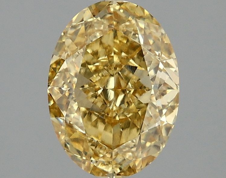 Loose Diamond - OVAL 2.09ct Fancy Vivid Yellow VS1: Loose Diamond - OVAL 2.09ct Fancy Vivid Yellow VS1 Source: This is a real non-mined Diamond that has been grown in a lab Shape: OVAL Carats: 2.09 Color: Fancy Vivid Yellow Certification: IGI Video:
