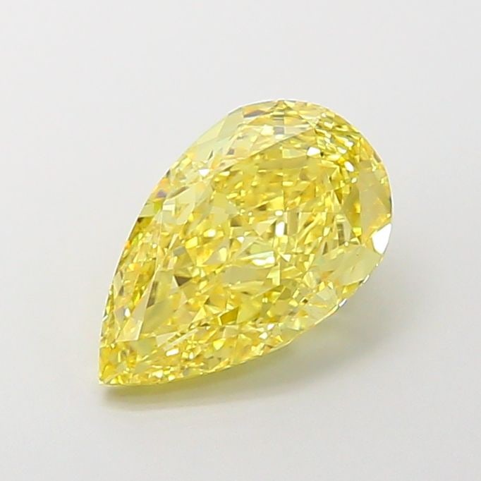 Loose Diamond - PEAR 4.03ct Fancy Vivid Yellow VVS2: Loose Diamond - PEAR 4.03ct Fancy Vivid Yellow VVS2 Source: This is a real non-mined Diamond that has been grown in a lab Shape: PEAR Carats: 4.03 Color: Fancy Vivid Yellow Certification: IGI Video: