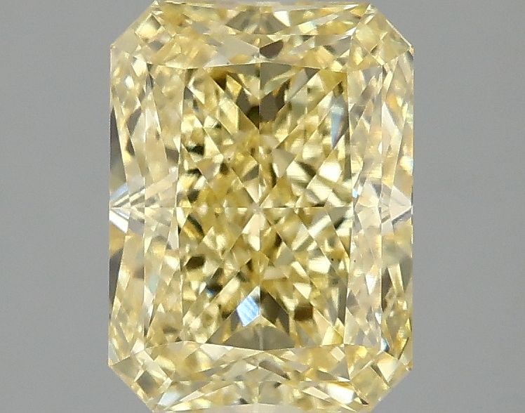 Loose Diamond - RADIANT 2.09ct Fancy Intense Yellow VS1: Loose Diamond - RADIANT 2.09ct Fancy Intense Yellow VS1 Source: This is a real non-mined Diamond that has been grown in a lab Shape: RADIANT Carats: 2.09 Color: Fancy Intense Yellow Certification: