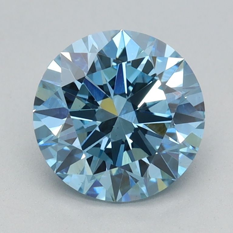 Loose Diamond - ROUND 1.11ct Fancy Vivid Blue VS1 (1 of 1)