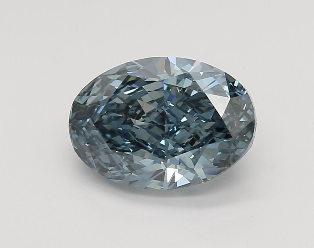 Loose Diamond - OVAL 2.7ct Fancy Vivid Blue VVS2: Loose Diamond - OVAL 2.7ct Fancy Vivid Blue VVS2 Source: This is a real non-mined Diamond that has been grown in a lab Shape: OVAL Carats: 2.7 Color: Fancy Vivid Blue Certification: IGI Video: