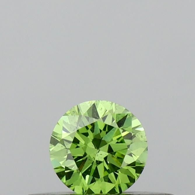 Ideal Loose Diamond - ROUND 0.18ct Fancy Vivid Green SI1: Ideal Loose Diamond - ROUND 0.18ct Fancy Vivid Green SI1 Source: This is a real non-mined Diamond that has been grown in a lab Shape: ROUND Carats: 0.18 Color: Fancy Vivid Green Certification: IGI Vid