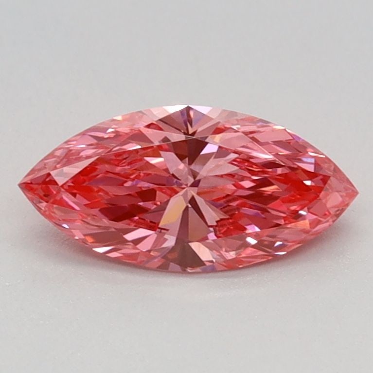 Loose Diamond - MARQUISE 0.55ct Fancy Vivid Pink VS1: Loose Diamond - MARQUISE 0.55ct Fancy Vivid Pink VS1 Source: This is a real non-mined Diamond that has been grown in a lab Shape: MARQUISE Carats: 0.55 Color: Fancy Vivid Pink Certification: IGI Video