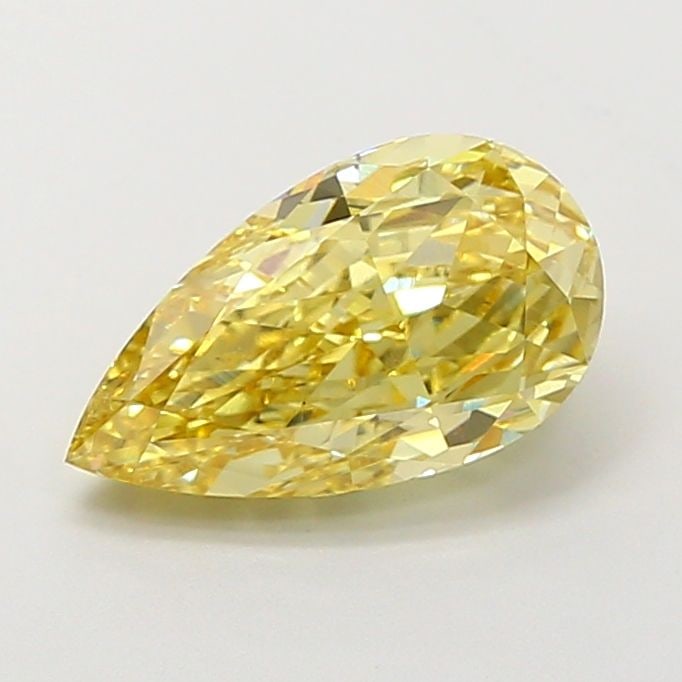 Loose Diamond - PEAR 2.53ct Fancy Intense Yellow VS1: Loose Diamond - PEAR 2.53ct Fancy Intense Yellow VS1 Source: This is a real non-mined Diamond that has been grown in a lab Shape: PEAR Carats: 2.53 Color: Fancy Intense Yellow Certification: IGI Video