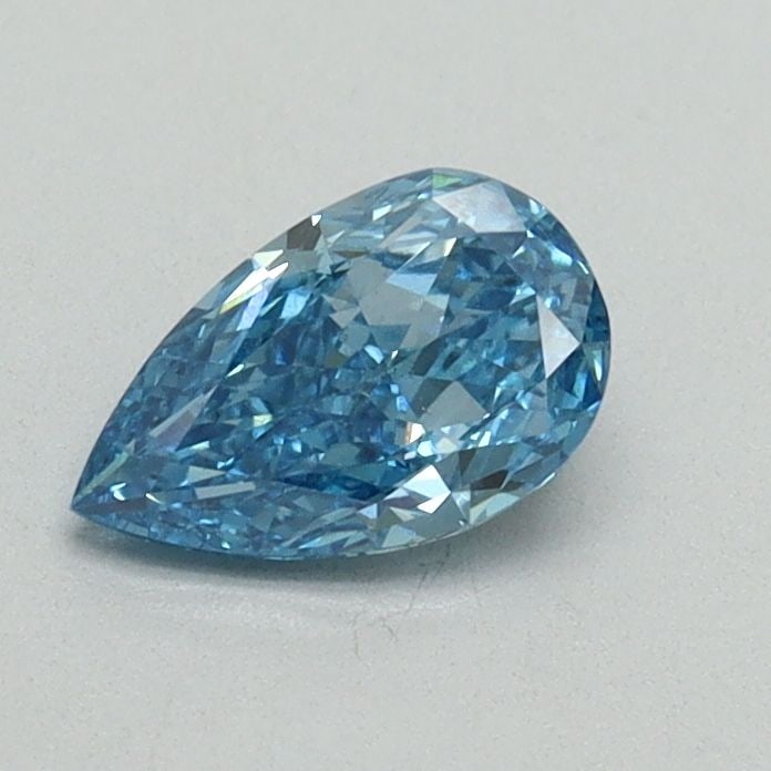 Loose Diamond - PEAR 0.56ct Fancy Vivid Blue VS1: Loose Diamond - PEAR 0.56ct Fancy Vivid Blue VS1 Source: This is a real non-mined Diamond that has been grown in a lab Shape: PEAR Carats: 0.56 Color: Fancy Vivid Blue Certification: IGI Video: