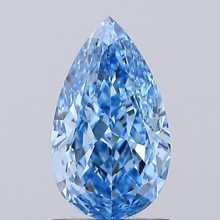 Loose Diamond - PEAR 1.21ct Fancy Vivid Blue VS1: Loose Diamond - PEAR 1.21ct Fancy Vivid Blue VS1 Source: This is a real non-mined Diamond that has been grown in a lab Shape: PEAR Carats: 1.21 Color: Fancy Vivid Blue Certification: IGI Video: