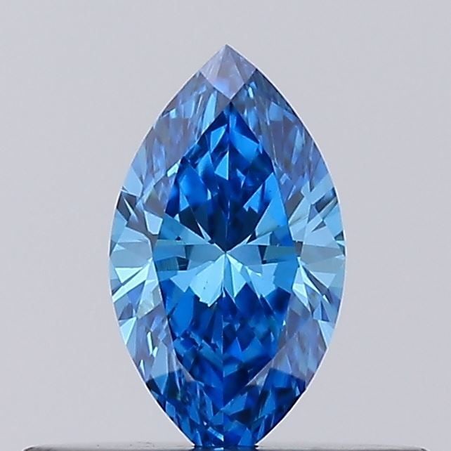 Loose Diamond - MARQUISE 0.25ct Fancy Vivid Blue VS1: Loose Diamond - MARQUISE 0.25ct Fancy Vivid Blue VS1 Source: This is a real non-mined Diamond that has been grown in a lab Shape: MARQUISE Carats: 0.25 Color: Fancy Vivid Blue Certification: NONE Vide