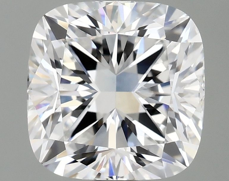 Loose Diamond - CUSHION MODIFIED 2.1ct E VVS2: Loose Diamond - CUSHION MODIFIED 2.1ct E VVS2 Source: This is a real non-mined Diamond that has been grown in a lab Shape: CUSHION MODIFIED Carats: 2.1 Color: E Clarity: VVS2 Certification: IGI Video: