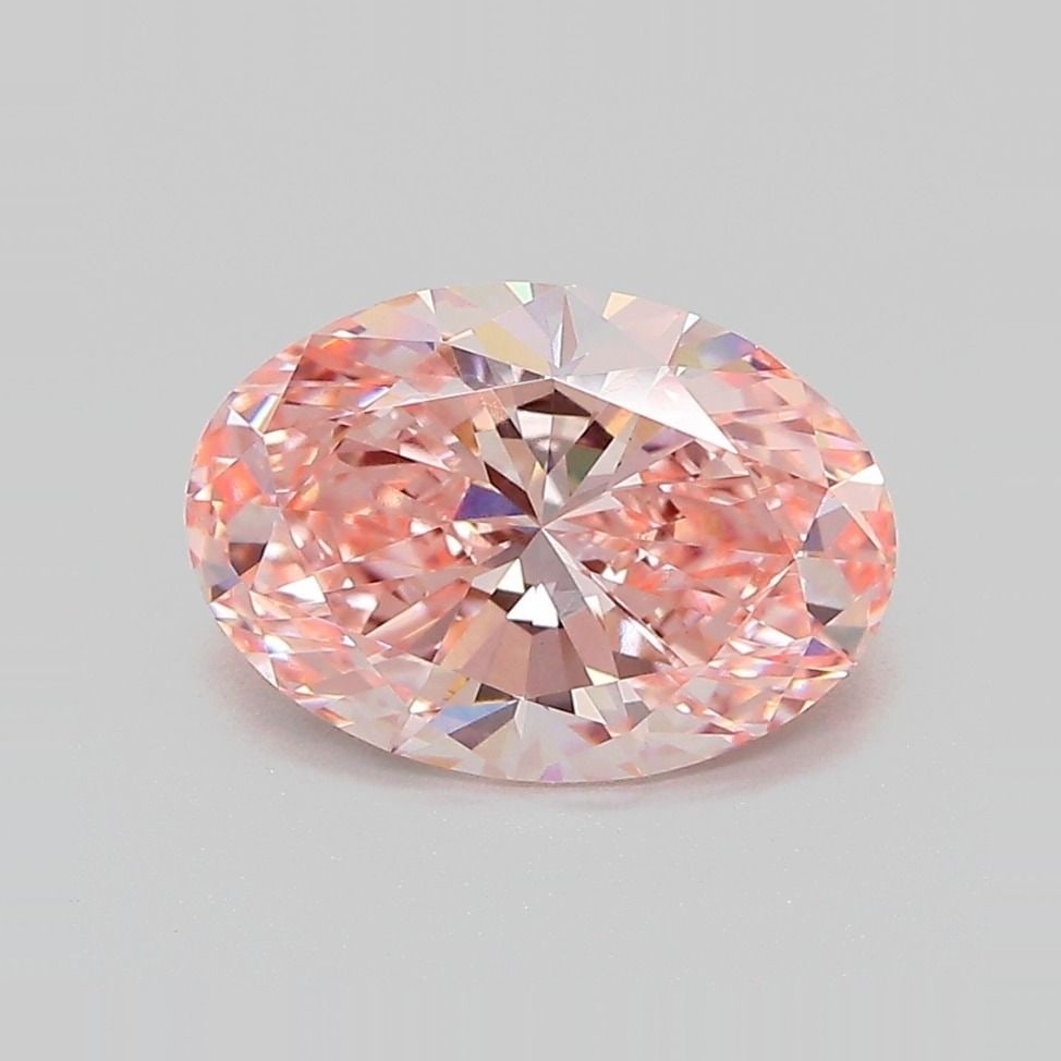 Loose Diamond - OVAL 2.52ct Fancy Vivid Pink VVS2: Loose Diamond - OVAL 2.52ct Fancy Vivid Pink VVS2 Source: This is a real non-mined Diamond that has been grown in a lab Shape: OVAL Carats: 2.52 Color: Fancy Vivid Pink Certification: IGI Video: