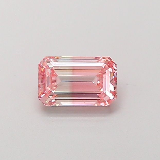 Loose Diamond - EMERALD 1.0ct Fancy Intense Pink VS2: Loose Diamond - EMERALD 1.0ct Fancy Intense Pink VS2 Source: This is a real non-mined Diamond that has been grown in a lab Shape: EMERALD Carats: 1.0 Color: Fancy Intense Pink Certification: IGI Video