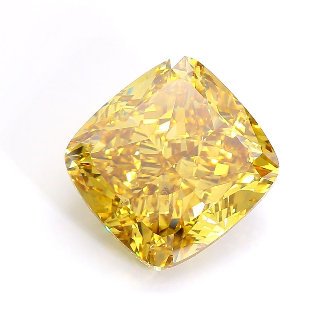 Loose Diamond - CUSHION MODIFIED 31.53ct Fancy Vivid Grayish Yellow VS1: Loose Diamond - CUSHION MODIFIED 31.53ct Fancy Vivid Grayish Yellow VS1 Source: This is a real non-mined Diamond that has been grown in a lab Shape: CUSHION MODIFIED Carats: 31.53 Color: Fancy Vivid G
