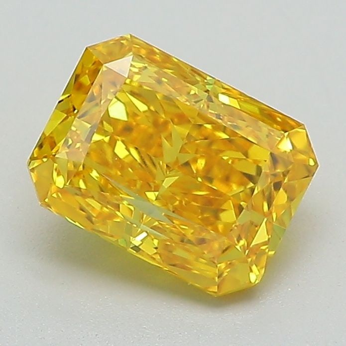Loose Diamond - RADIANT 1.43ct Fancy Vivid Yellow VVS2: Loose Diamond - RADIANT 1.43ct Fancy Vivid Yellow VVS2 Source: This is a real non-mined Diamond that has been grown in a lab Shape: RADIANT Carats: 1.43 Color: Fancy Vivid Yellow Certification: IGI Vi