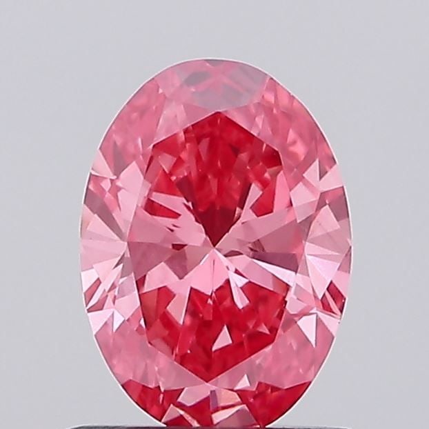 Loose Diamond - OVAL 0.62ct Fancy Vivid Pink VS1: Loose Diamond - OVAL 0.62ct Fancy Vivid Pink VS1 Source: This is a real non-mined Diamond that has been grown in a lab Shape: OVAL Carats: 0.62 Color: Fancy Vivid Pink Certification: NONE Video: