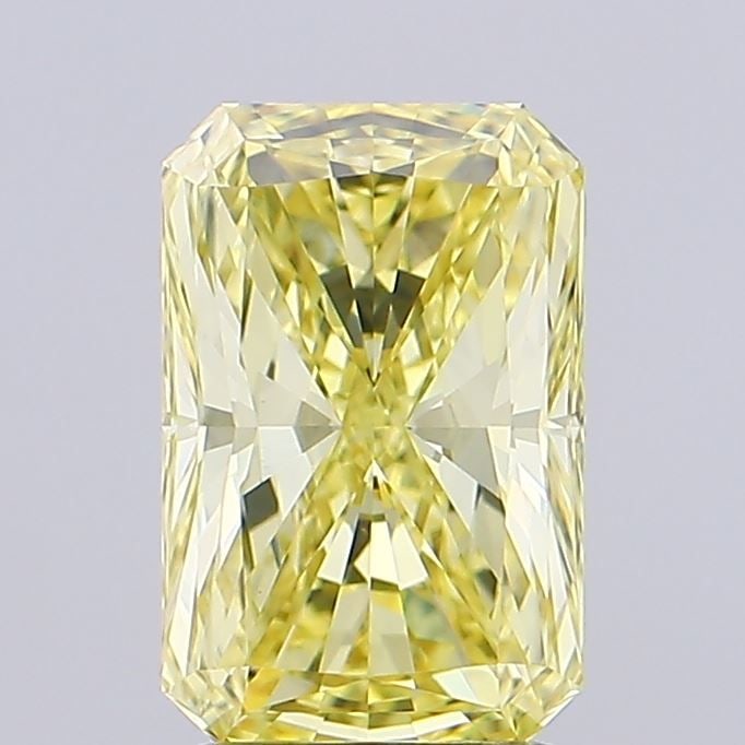 Loose Diamond - RADIANT 2.03ct Fancy Intense Yellow VVS2: Loose Diamond - RADIANT 2.03ct Fancy Intense Yellow VVS2 Source: This is a real non-mined Diamond that has been grown in a lab Shape: RADIANT Carats: 2.03 Color: Fancy Intense Yellow Certification: IG
