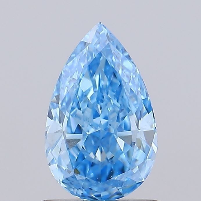 Loose Diamond - PEAR 0.87ct Fancy Vivid Blue VS1: Loose Diamond - PEAR 0.87ct Fancy Vivid Blue VS1 Source: This is a real non-mined Diamond that has been grown in a lab Shape: PEAR Carats: 0.87 Color: Fancy Vivid Blue Certification: IGI Video: