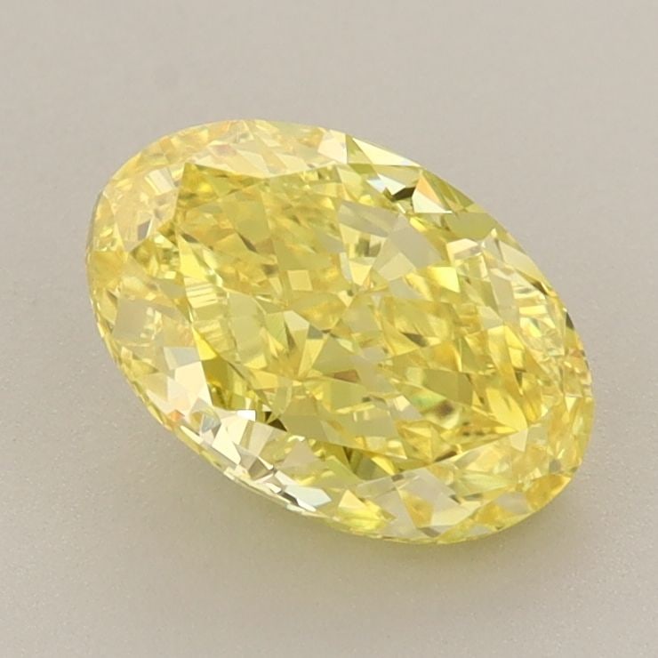 Loose Diamond - OVAL 1.61ct Fancy Vivid Yellow VVS1: Loose Diamond - OVAL 1.61ct Fancy Vivid Yellow VVS1 Source: This is a real non-mined Diamond that has been grown in a lab Shape: OVAL Carats: 1.61 Color: Fancy Vivid Yellow Certification: IGI Video: