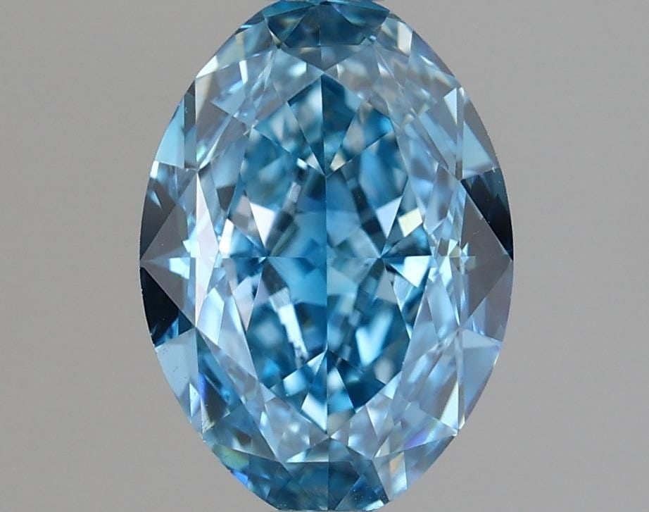 Loose Diamond - OVAL 1.64ct Fancy Vivid Blue VS2: Loose Diamond - OVAL 1.64ct Fancy Vivid Blue VS2 Source: This is a real non-mined Diamond that has been grown in a lab Shape: OVAL Carats: 1.64 Color: Fancy Vivid Blue Certification: IGI Video:
