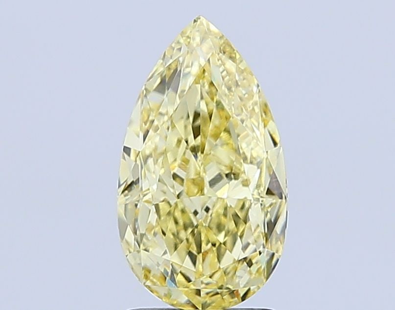 Loose Diamond - PEAR 3.35ct Fancy Intense Yellow VVS2: Loose Diamond - PEAR 3.35ct Fancy Intense Yellow VVS2 Source: This is a real non-mined Diamond that has been grown in a lab Shape: PEAR Carats: 3.35 Color: Fancy Intense Yellow Certification: IGI Vide