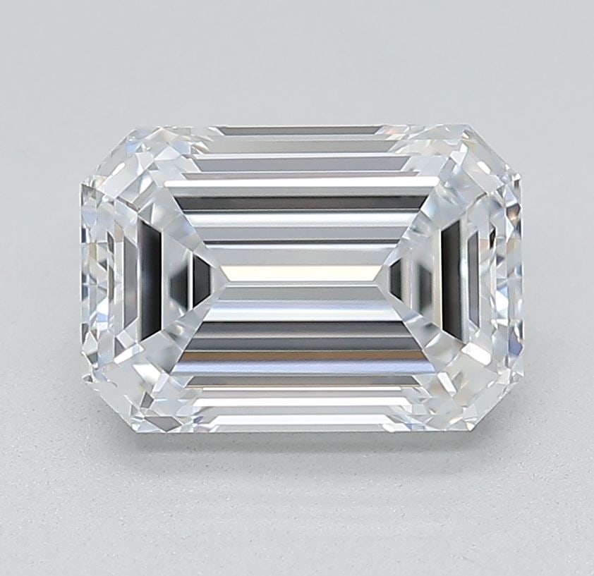 Loose Diamond - EMERALD 2.44ct F VVS1: Loose Diamond - EMERALD 2.44ct F VVS1 Source: This is a real non-mined Diamond that has been grown in a lab Shape: EMERALD Carats: 2.44 Color: F Clarity: VVS1 Certification: IGI Video: