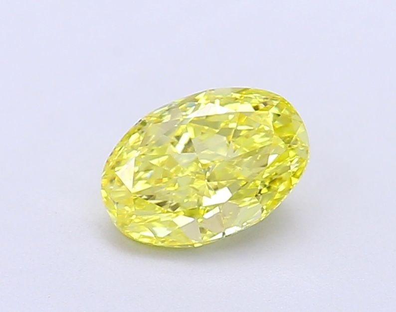 Loose Diamond - OVAL 1.0ct Fancy Vivid Yellow VS2: Loose Diamond - OVAL 1.0ct Fancy Vivid Yellow VS2 Source: This is a real non-mined Diamond that has been grown in a lab Shape: OVAL Carats: 1.0 Color: Fancy Vivid Yellow Certification: IGI Video: