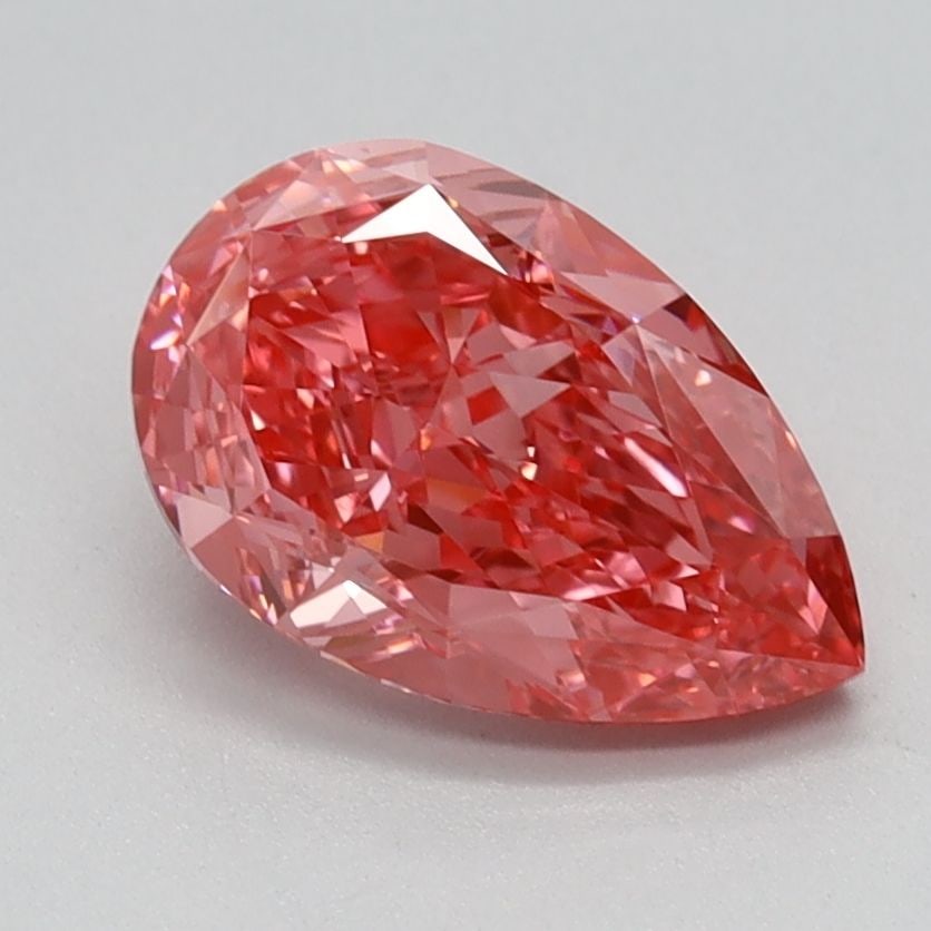 Loose Diamond - PEAR 1.34ct Fancy Vivid Pink VVS2: Loose Diamond - PEAR 1.34ct Fancy Vivid Pink VVS2 Source: This is a real non-mined Diamond that has been grown in a lab Shape: PEAR Carats: 1.34 Color: Fancy Vivid Pink Certification: IGI Video: