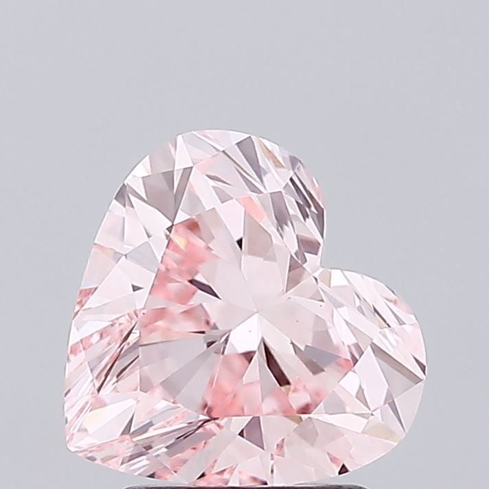 Loose Diamond - HEART 2.31ct Fancy Intense Pink VS1: Loose Diamond - HEART 2.31ct Fancy Intense Pink VS1 Source: This is a real non-mined Diamond that has been grown in a lab Shape: HEART Carats: 2.31 Color: Fancy Intense Pink Certification: IGI Video: