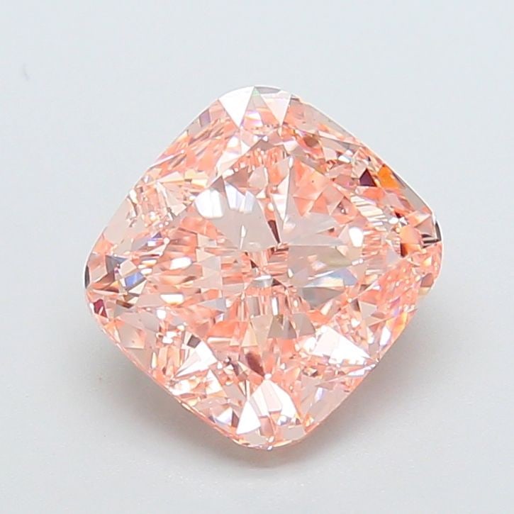 Loose Diamond - CUSHION MODIFIED 4.51ct Fancy Intense Pink VS1: Loose Diamond - CUSHION MODIFIED 4.51ct Fancy Intense Pink VS1 Source: This is a real non-mined Diamond that has been grown in a lab Shape: CUSHION MODIFIED Carats: 4.51 Color: Fancy Intense Pink Cert
