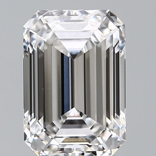 Loose Diamond - EMERALD 1.58ct E VVS2: Loose Diamond - EMERALD 1.58ct E VVS2 Source: This is a real non-mined Diamond that has been grown in a lab Shape: EMERALD Carats: 1.58 Color: E Clarity: VVS2 Certification: IGI Video: