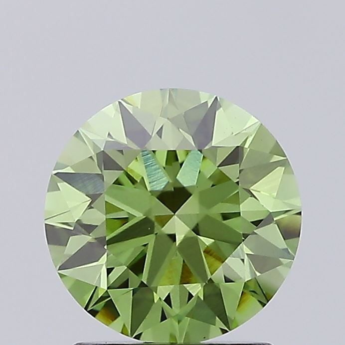 Ideal Loose Diamond - ROUND 1.35ct Fancy Vivid Green VVS2: Ideal Loose Diamond - ROUND 1.35ct Fancy Vivid Green VVS2 Source: This is a real non-mined Diamond that has been grown in a lab Shape: ROUND Carats: 1.35 Color: Fancy Vivid Green Certification: IGI Vi