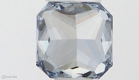 Loose Diamond - SQUARE RADIANT 0.42ct Fancy Intense Blue SI1: Loose Diamond - SQUARE RADIANT 0.42ct Fancy Intense Blue SI1 Source: This is a real non-mined Diamond that has been grown in a lab Shape: SQUARE RADIANT Carats: 0.42 Color: Fancy Intense Blue Certific