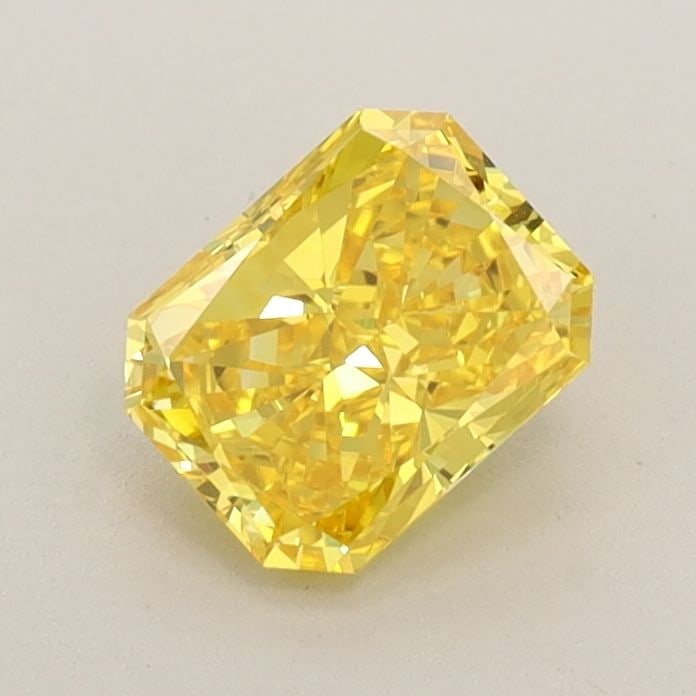 Loose Diamond - RADIANT 0.75ct Fancy Vivid Yellow VVS2: Loose Diamond - RADIANT 0.75ct Fancy Vivid Yellow VVS2 Source: This is a real non-mined Diamond that has been grown in a lab Shape: RADIANT Carats: 0.75 Color: Fancy Vivid Yellow Certification: IGI Vi
