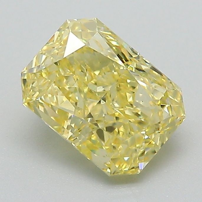 Loose Diamond - RADIANT 1.48ct Fancy Intense Yellow VS1: Loose Diamond - RADIANT 1.48ct Fancy Intense Yellow VS1 Source: This is a real non-mined Diamond that has been grown in a lab Shape: RADIANT Carats: 1.48 Color: Fancy Intense Yellow Certification: IGI