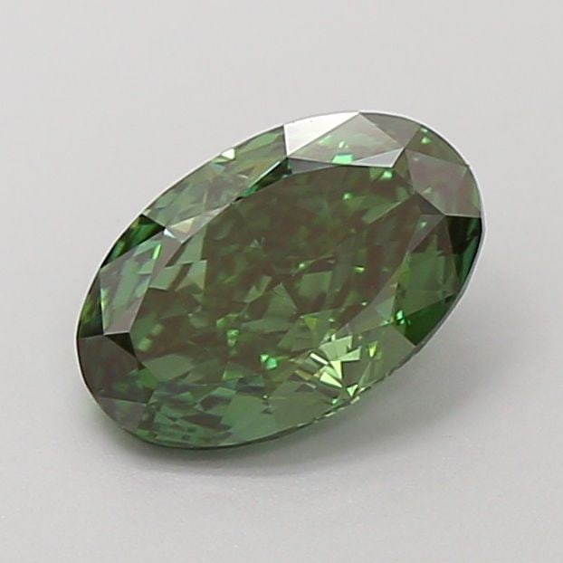 Loose Diamond - OVAL 1.1ct Fancy Vivid Green VVS2: Loose Diamond - OVAL 1.1ct Fancy Vivid Green VVS2 Source: This is a real non-mined Diamond that has been grown in a lab Shape: OVAL Carats: 1.1 Color: Fancy Vivid Green Certification: IGI Video: