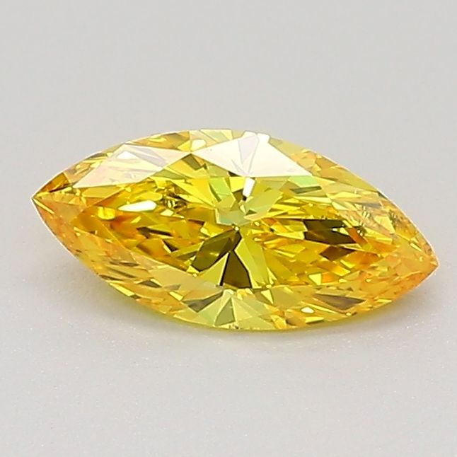 Loose Diamond - MARQUISE 0.49ct Fancy Vivid Yellow VS2: Loose Diamond - MARQUISE 0.49ct Fancy Vivid Yellow VS2 Source: This is a real non-mined Diamond that has been grown in a lab Shape: MARQUISE Carats: 0.49 Color: Fancy Vivid Yellow Certification: IGI V