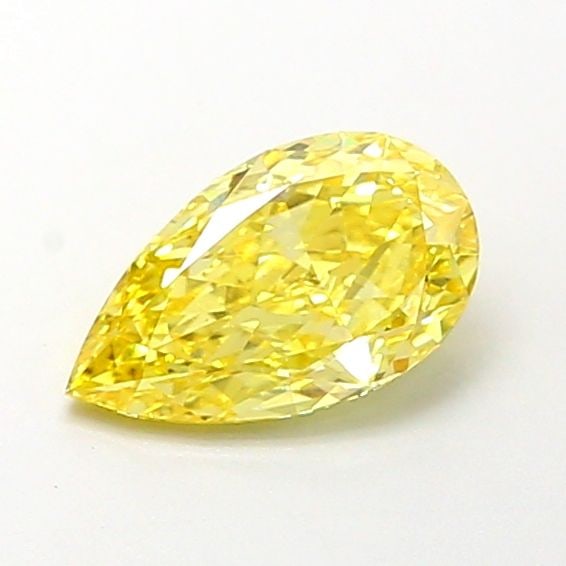 Loose Diamond - PEAR 1.0ct Fancy Vivid Yellow VVS2: Loose Diamond - PEAR 1.0ct Fancy Vivid Yellow VVS2 Source: This is a real non-mined Diamond that has been grown in a lab Shape: PEAR Carats: 1.0 Color: Fancy Vivid Yellow Certification: IGI Video: