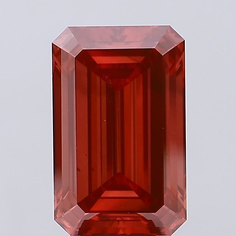 Loose Diamond - EMERALD 10.07ct Fancy Vivid Red VS2 (1 of 1)