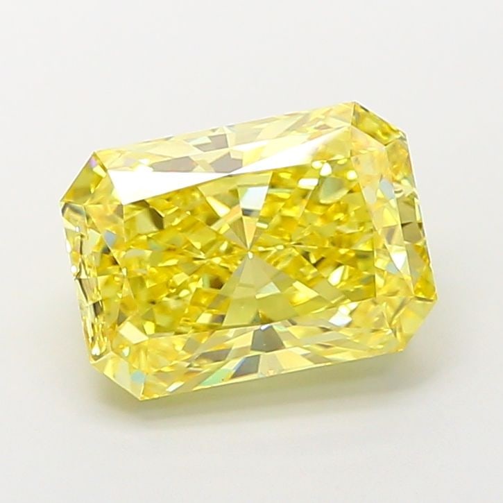Loose Diamond - RADIANT 5.14ct Fancy Vivid Yellow VS1: Loose Diamond - RADIANT 5.14ct Fancy Vivid Yellow VS1 Source: This is a real non-mined Diamond that has been grown in a lab Shape: RADIANT Carats: 5.14 Color: Fancy Vivid Yellow Certification: IGI Vid