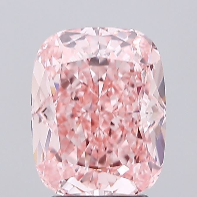 Loose Diamond - CUSHION MODIFIED 3.52ct Fancy Vivid Pink VS1: Loose Diamond - CUSHION MODIFIED 3.52ct Fancy Vivid Pink VS1 Source: This is a real non-mined Diamond that has been grown in a lab Shape: CUSHION MODIFIED Carats: 3.52 Color: Fancy Vivid Pink Certific