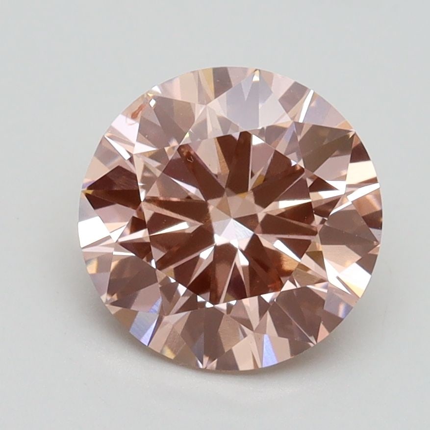 Loose Diamond - ROUND 2.01ct Fancy Light Pink VS2: Loose Diamond - ROUND 2.01ct Fancy Light Pink VS2 Source: This is a real non-mined Diamond that has been grown in a lab Shape: ROUND Carats: 2.01 Color: Fancy Light Pink Certification: IGI Video: