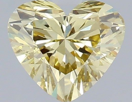 Loose Diamond - HEART 1.0ct Fancy Yellow VVS2: Loose Diamond - HEART 1.0ct Fancy Yellow VVS2 Source: This is a real non-mined Diamond that has been grown in a lab Shape: HEART Carats: 1.0 Color: Fancy Yellow Certification: IGI Video: