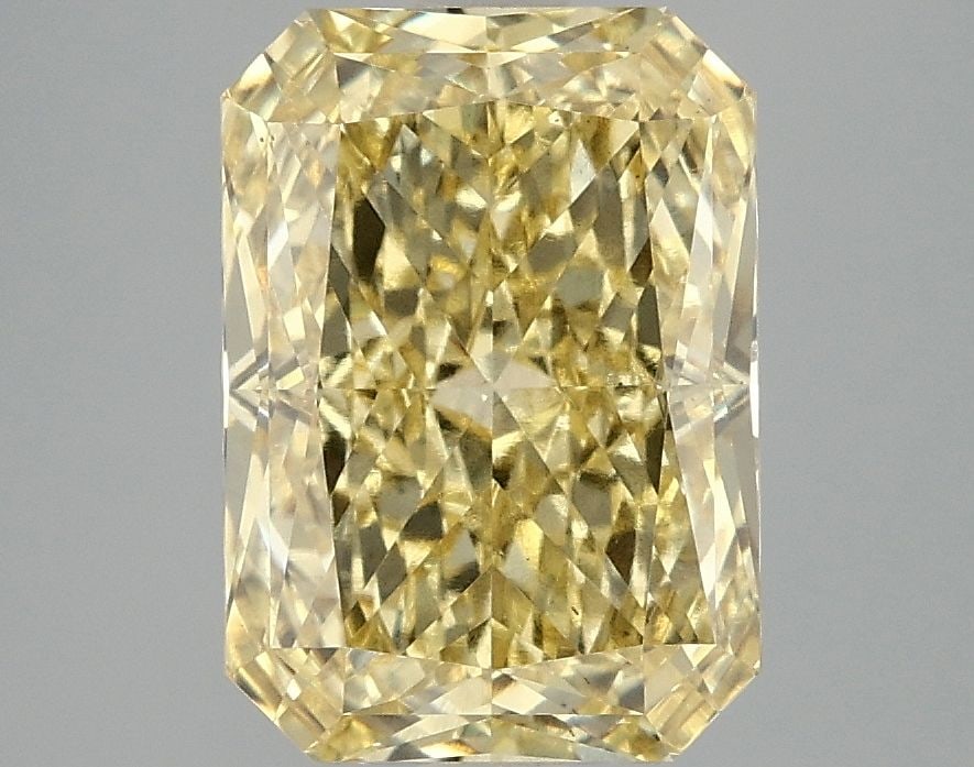 Loose Diamond - RADIANT 4.05ct Fancy Vivid Yellow VS2: Loose Diamond - RADIANT 4.05ct Fancy Vivid Yellow VS2 Source: This is a real non-mined Diamond that has been grown in a lab Shape: RADIANT Carats: 4.05 Color: Fancy Vivid Yellow Certification: IGI Vid