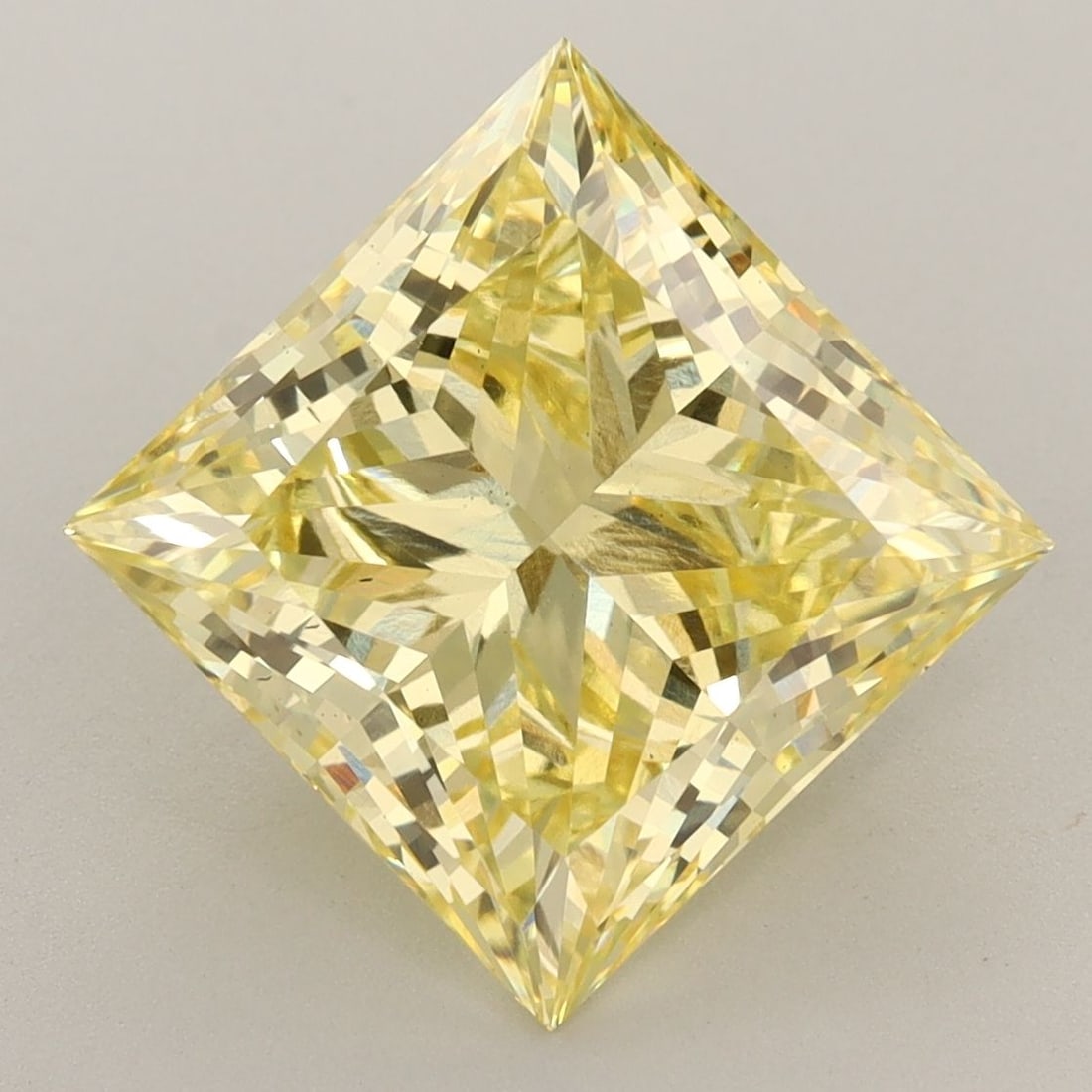 Loose Diamond - PRINCESS 6.02ct Fancy Vivid Yellow VS1: Loose Diamond - PRINCESS 6.02ct Fancy Vivid Yellow VS1 Source: This is a real non-mined Diamond that has been grown in a lab Shape: PRINCESS Carats: 6.02 Color: Fancy Vivid Yellow Certification: IGI V
