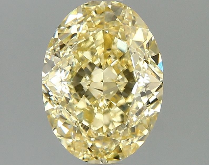 Loose Diamond - OVAL 2.07ct Fancy Intense Yellow VS1: Loose Diamond - OVAL 2.07ct Fancy Intense Yellow VS1 Source: This is a real non-mined Diamond that has been grown in a lab Shape: OVAL Carats: 2.07 Color: Fancy Intense Yellow Certification: IGI Video