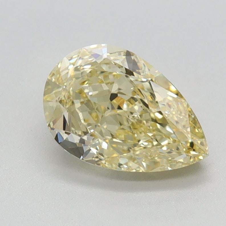 Loose Diamond - PEAR 1.13ct Fancy Yellow VS1: Loose Diamond - PEAR 1.13ct Fancy Yellow VS1 Source: This is a real non-mined Diamond that has been grown in a lab Shape: PEAR Carats: 1.13 Color: Fancy Yellow Certification: IGI Video: