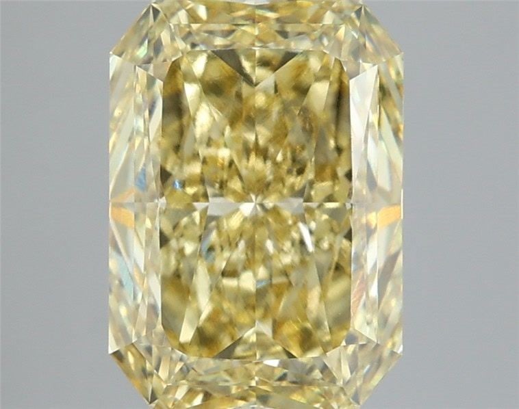 Loose Diamond - RADIANT 3.59ct Fancy Intense Yellow VS2: Loose Diamond - RADIANT 3.59ct Fancy Intense Yellow VS2 Source: This is a real non-mined Diamond that has been grown in a lab Shape: RADIANT Carats: 3.59 Color: Fancy Intense Yellow Certification: IGI