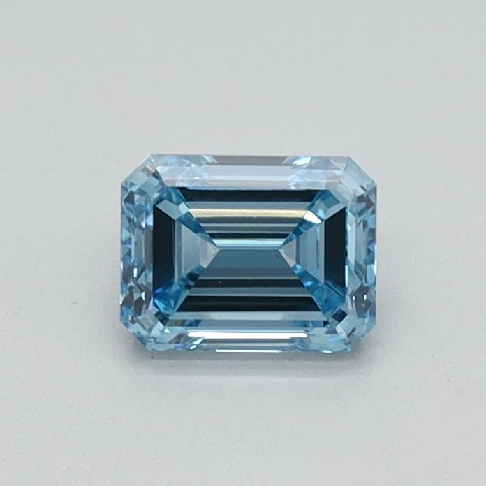 Loose Diamond - EMERALD 0.35ct Fancy Vivid Blue VS1 (1 of 1)