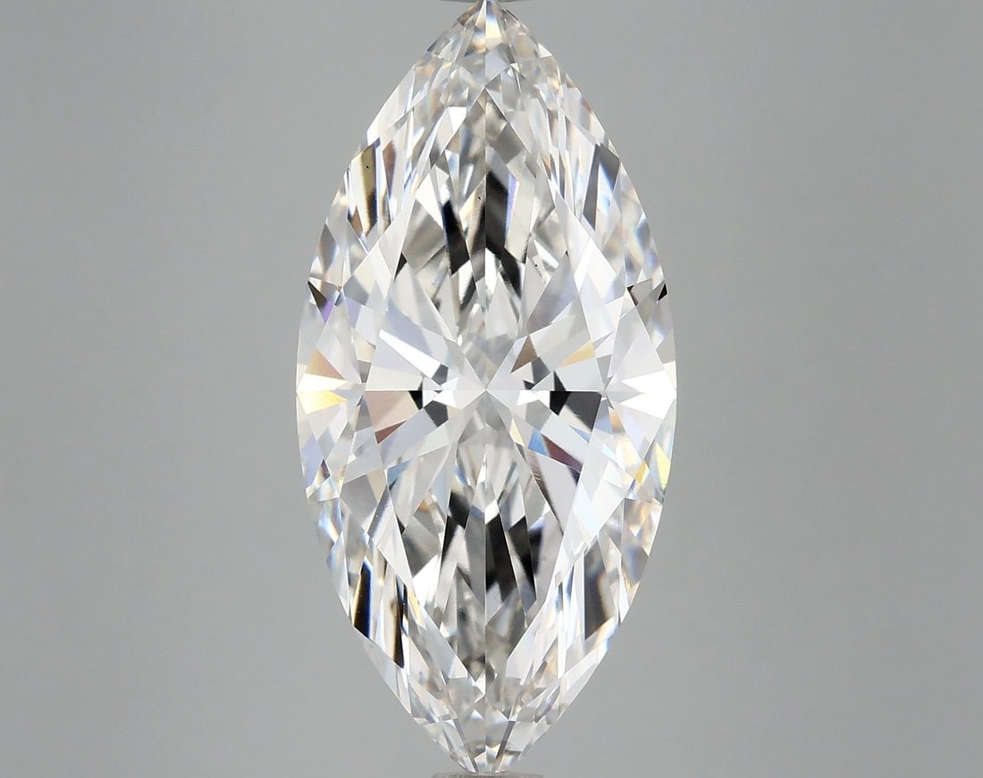 Loose Diamond - MARQUISE 6.2ct F VS1: Loose Diamond - MARQUISE 6.2ct F VS1 Source: This is a real non-mined Diamond that has been grown in a lab Shape: MARQUISE Carats: 6.2 Color: F Clarity: VS1 Certification: IGI Video:
