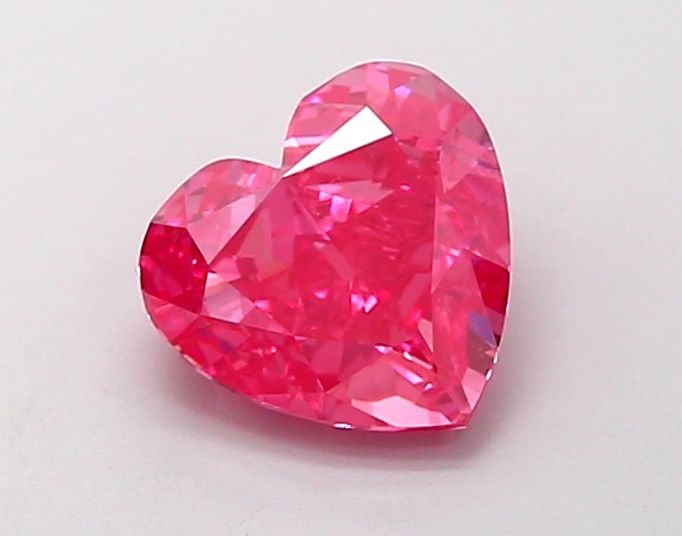 Loose Diamond - HEART 1.61ct Fancy Vivid Pink VVS2: Loose Diamond - HEART 1.61ct Fancy Vivid Pink VVS2 Source: This is a real non-mined Diamond that has been grown in a lab Shape: HEART Carats: 1.61 Color: Fancy Vivid Pink Certification: IGI Video: